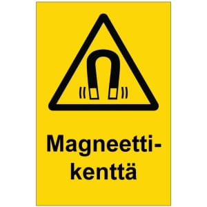 Magneettikenttä kyltti