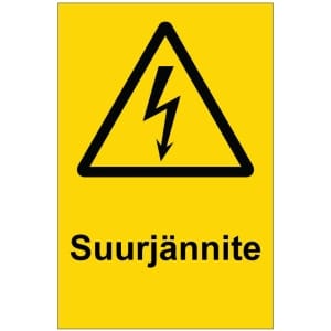 Suurjännite sähköalan kilpi