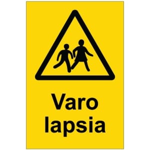 Varo lapsia kyltti