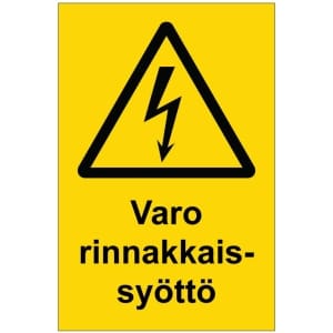 Varo rinnakkaissyöttö sähköalan kilpi