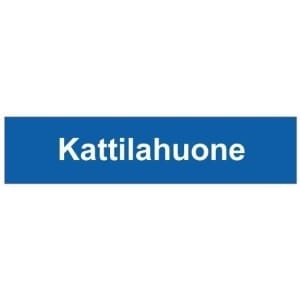 Kattilahuone kyltti