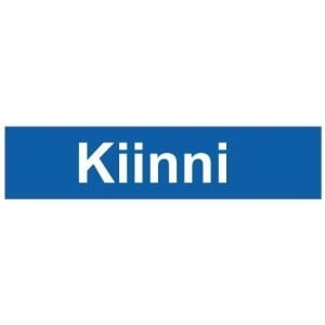 Kiinni kyltti