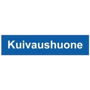 Kuivaushuone kyltti