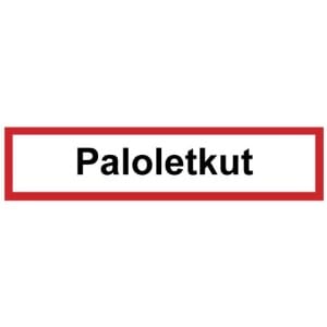 Paloletkut kyltti