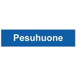Pesuhuone kyltti