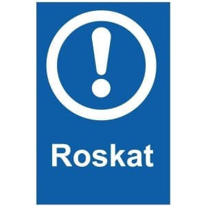 Roskat kyltti