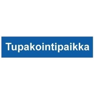 Tupakointipaikka kyltti