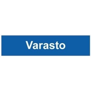 Varasto kyltti