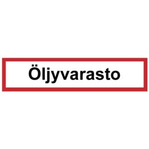 Öljyvarasto kyltti