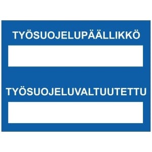 Työsuojeluhenkilöt kyltti