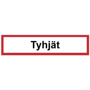 Tyhjät kyltti