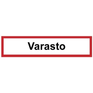 Varasto kyltti
