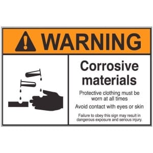 Corrosive Material aw