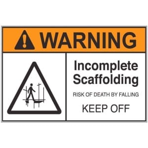 Incomplete Scaffolding aw