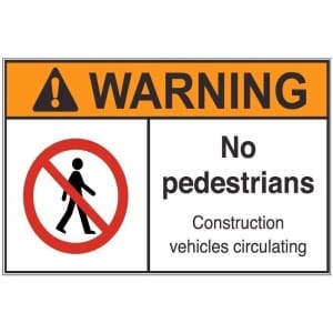 No Pedestrians aw