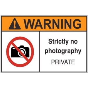 No Photograhpy aw