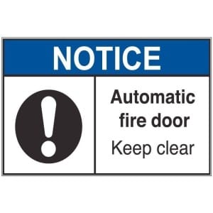 Automatic Fire Door an