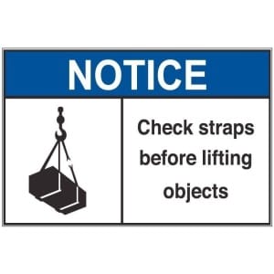 Check Lifting Strap an