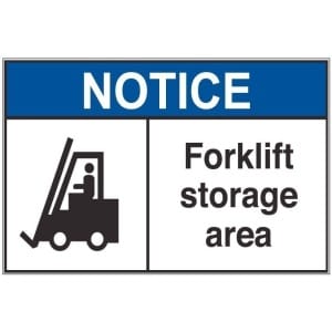 Forklift Storage an