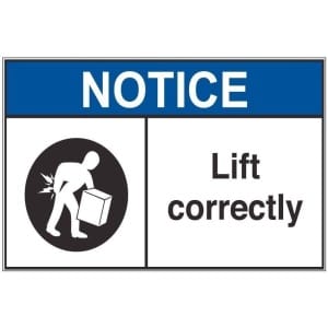 Lift Correctly an