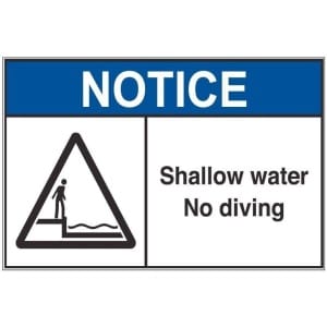 No Diving 2 an