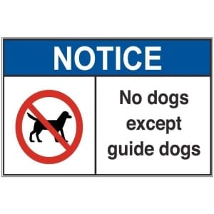 No Dogs an