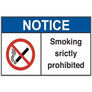 No Smoking 3 an