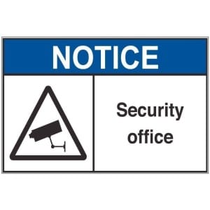 Security Office kyltti