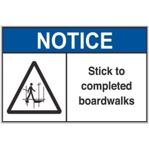 Use Completed Broadwalks an