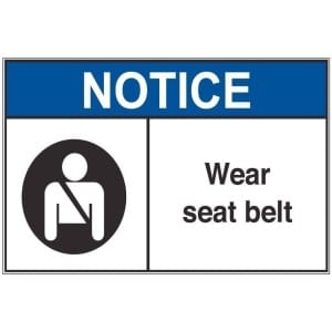 Wear Seat Belt an
