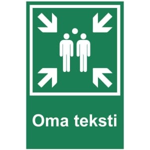 Kokoontuminen Oma kyltti
