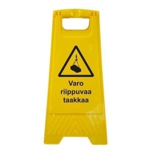 Varo riippuvaa taakkaa muovinen A-teline