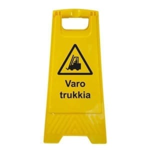 Varo trukkia muovinen A-teline