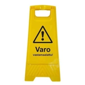 Vastamaalattu muovinen A-teline