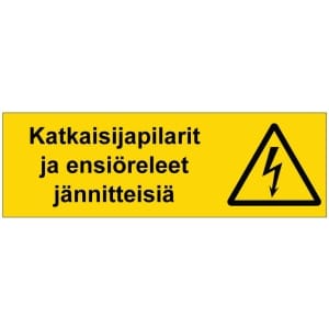 Katkaisijapilarit ja ensiöreleet sähköalan kilpi