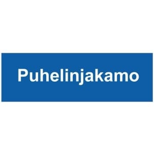 Puhelinjakamo kyltti