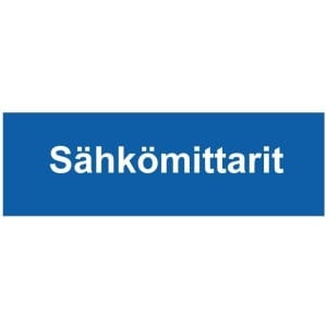 Sähkömittarit kyltti