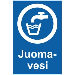 Juomavesi kyltti