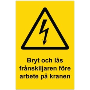 Bryt och lås kyltti