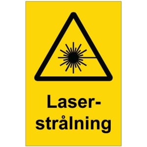 Laserstrålning kyltti