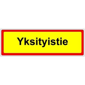 Yksityistie kyltti