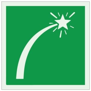 Hätäraketi 1 IMO jälkivalaiseva opaste