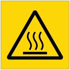 Kuuma symboli kyltti