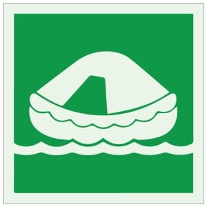 Pelastuslautta IMO jälkivalaiseva opaste
