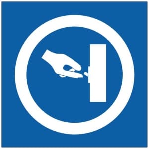 Katkaisin symboli kyltti