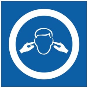 Kuulo symboli kyltti