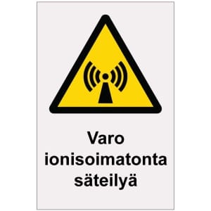 Varo ionisoimatonta säteilyä heijastava kilpi