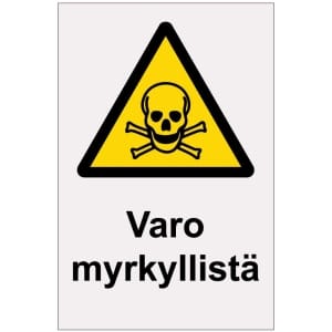 Varo myrkyllistä heijastava kilpi