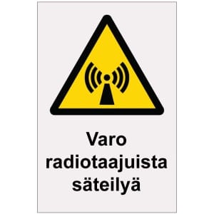 Varo radiotaajuista säteilyä heijastava kilpi