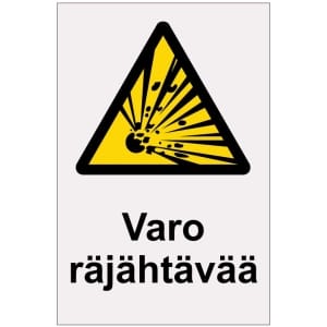 Varo räjähtävää heijastava kilpi